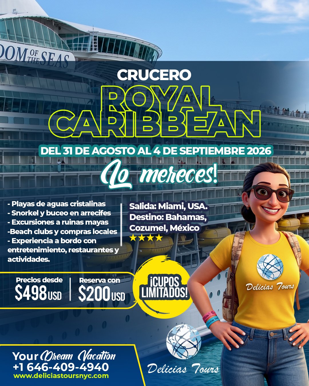 Flyer Crucero Royal Caribbean