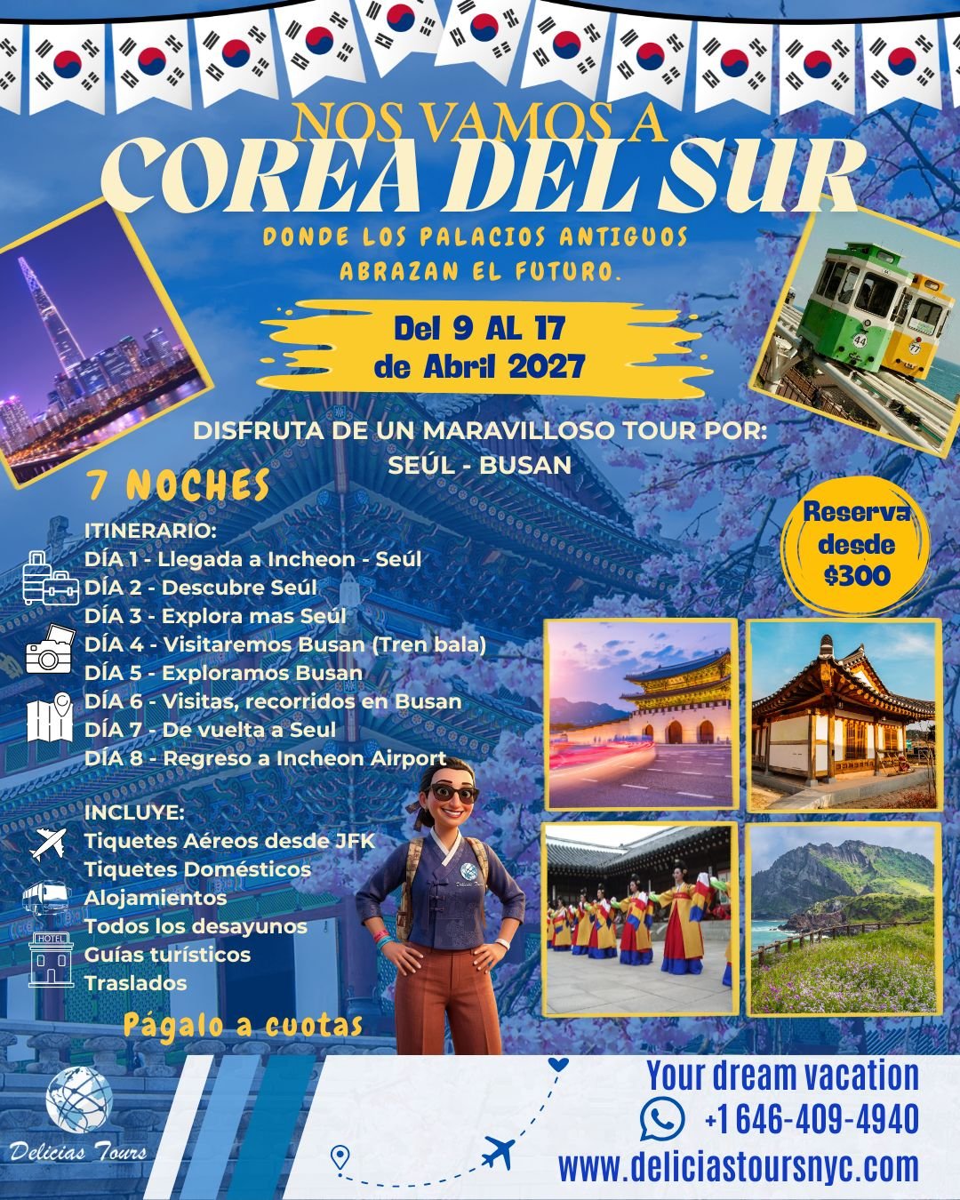 Flyer Corea del Sur